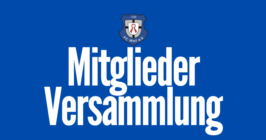 Mitgliederversammlung FC Weil