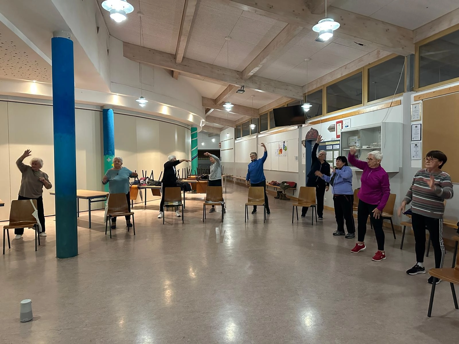 Fit in die Woche: Wenn in der Weiler Schulaula die Post abgeht